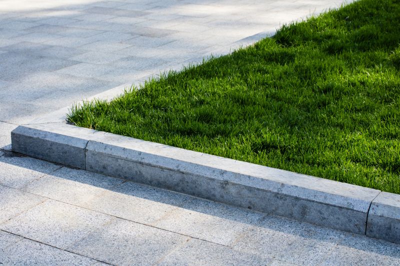 Concrete Edging in Spring