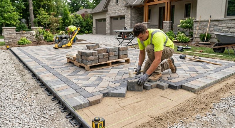 Slate Pavers Installation in Boston, MA